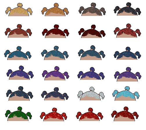 24 Hair Textures preview